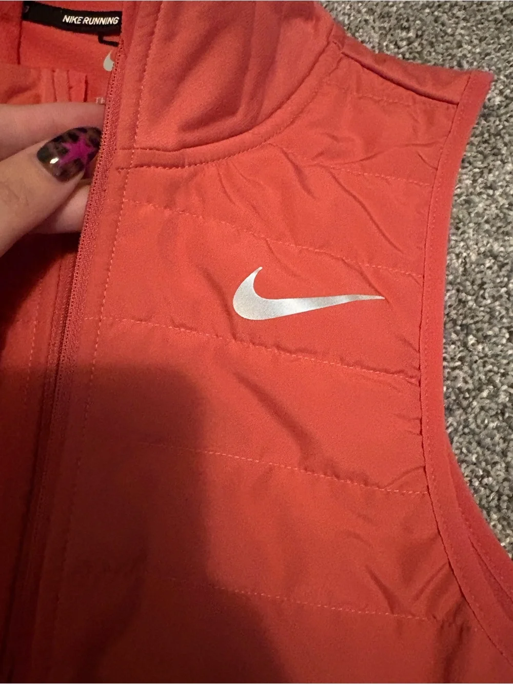 NWT Nike Women’s Coral Quilted Sleeveless Vest